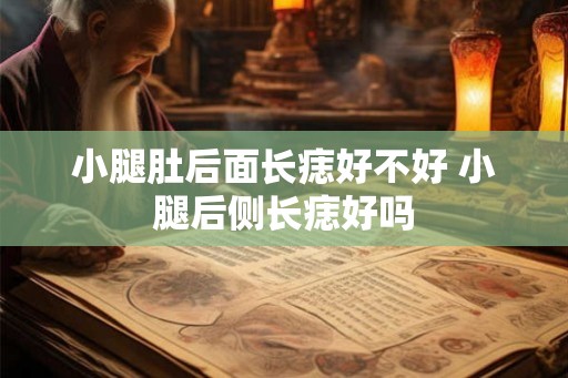 小腿肚后面长痣好不好 小腿后侧长痣好吗