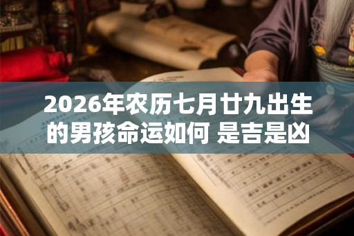 2026年农历七月廿九出生的男孩命运如何 是吉是凶