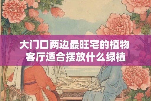 大门口两边最旺宅的植物 客厅适合摆放什么绿植 大门口两边最旺宅的植物 客厅适合摆放什么绿植