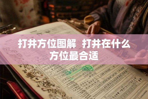 打井方位图解  打井在什么方位最合适