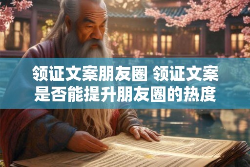 领证文案朋友圈 领证文案是否能提升朋友圈的热度