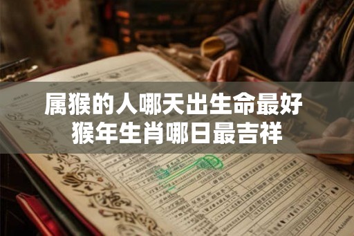 属猴的人哪天出生命最好 猴年生肖哪日最吉祥