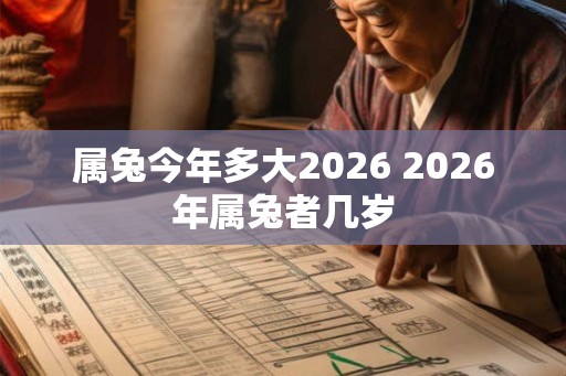 属兔今年多大2026 2026年属兔者几岁