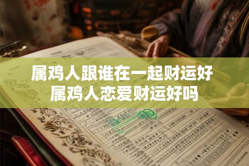 属鸡人跟谁在一起财运好 属鸡人恋爱财运好吗