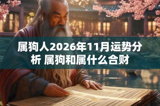 属狗人2026年11月运势分析 属狗和属什么合财