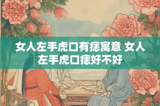 女人左手虎口有痣寓意 女人左手虎口痣好不好