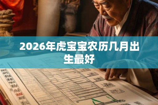 2026年虎宝宝农历几月出生最好 2026年虎宝宝农历几月出生最好