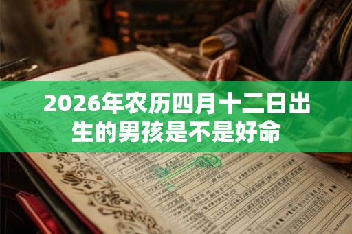 2026年农历四月十二日出生的男孩是不是好命