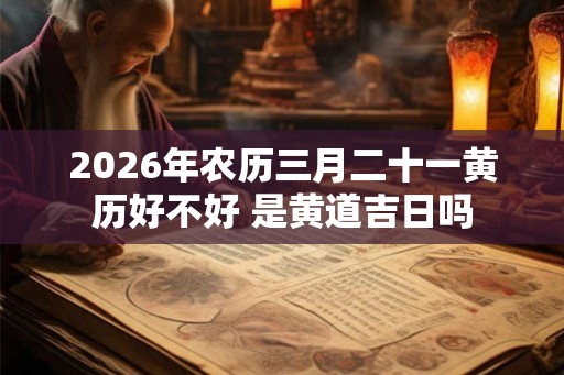 2026年农历三月二十一黄历好不好 是黄道吉日吗