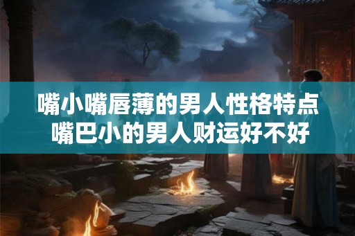 嘴小嘴唇薄的男人性格特点 嘴巴小的男人财运好不好