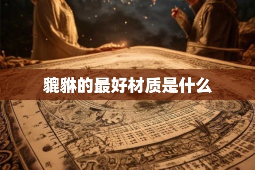 貔貅的最好材质是什么