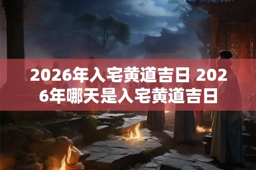 2026年入宅黄道吉日 2026年哪天是入宅黄道吉日