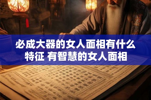 必成大器的女人面相有什么特征 有智慧的女人面相