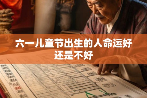 六一儿童节出生的人命运好还是不好