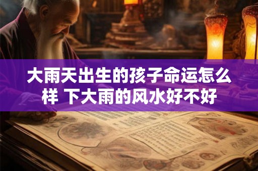 大雨天出生的孩子命运怎么样 下大雨的风水好不好