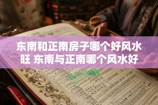 东南和正南房子哪个好风水旺 东南与正南哪个风水好 东南和正南房子哪个好风水旺 东南与正南哪个风水好