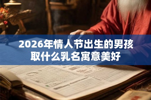 2026年情人节出生的男孩取什么乳名寓意美好