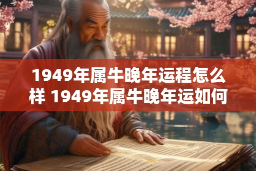 1949年属牛晚年运程怎么样 1949年属牛晚年运如何