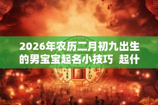 2026年农历二月初九出生的男宝宝起名小技巧  起什么名字寓意最好