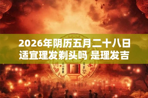 2026年阴历五月二十八日适宜理发剃头吗 是理发吉日吗