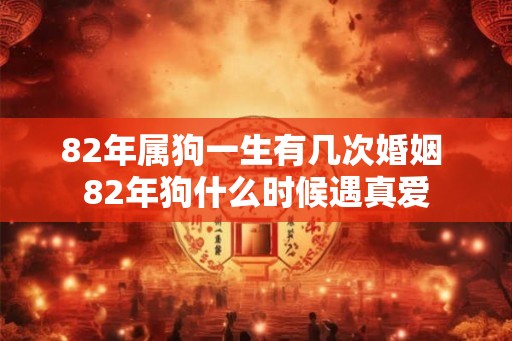 82年属狗一生有几次婚姻 82年狗什么时候遇真爱