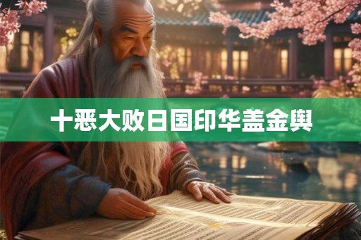 十恶大败日国印华盖金舆