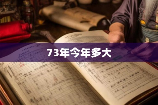 73年今年多大