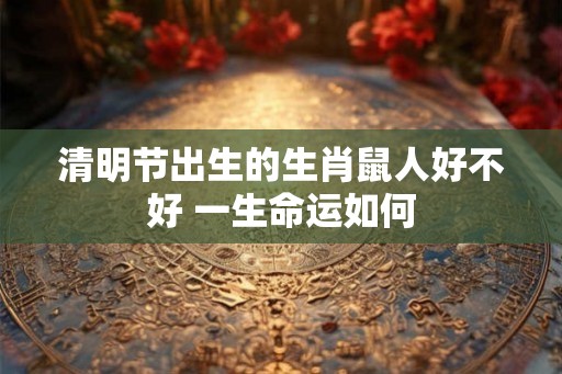 清明节出生的生肖鼠人好不好 一生命运如何 清明节出生的生肖鼠人好不好 一生命运如何