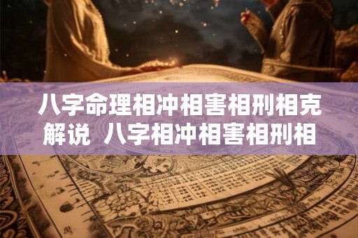 八字命理相冲相害相刑相克解说  八字相冲相害相刑相克是什么意思
