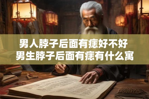 男人脖子后面有痣好不好 男生脖子后面有痣有什么寓意