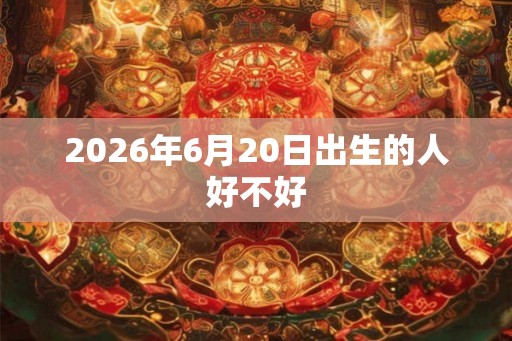 2026年6月20日出生的人好不好