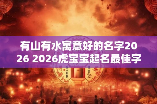 有山有水寓意好的名字2026 2026虎宝宝起名最佳字