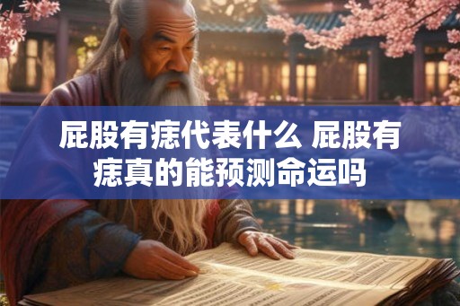 屁股有痣代表什么 屁股有痣真的能预测命运吗