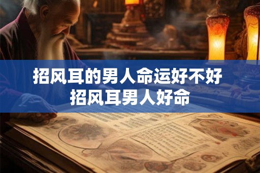 招风耳的男人命运好不好 招风耳男人好命