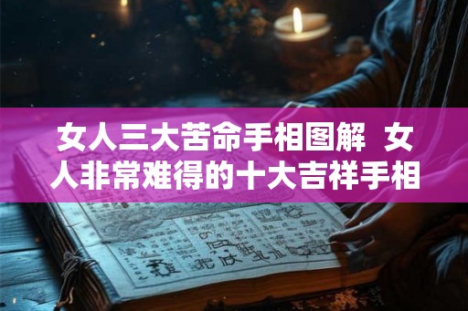 女人三大苦命手相图解  女人非常难得的十大吉祥手相