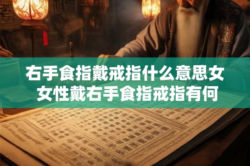 右手食指戴戒指什么意思女 女性戴右手食指戒指有何寓意