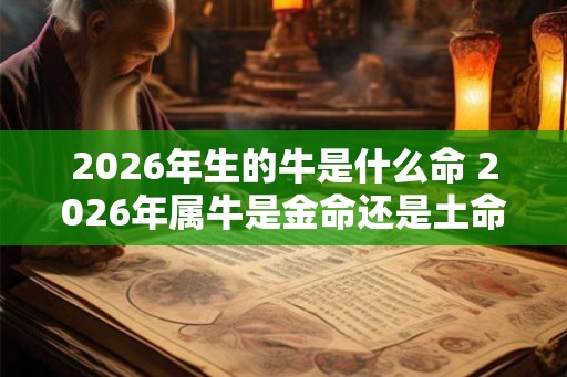 2026年生的牛是什么命 2026年属牛是金命还是土命