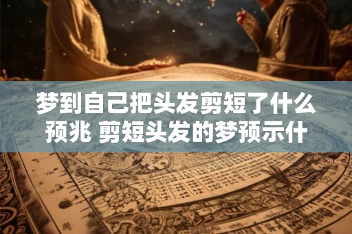 梦到自己把头发剪短了什么预兆 剪短头发的梦预示什么