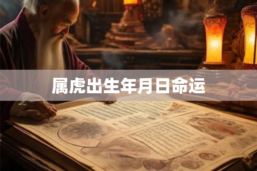 属虎出生年月日命运