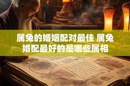 属兔的婚姻配对最佳 属兔婚配最好的是哪些属相