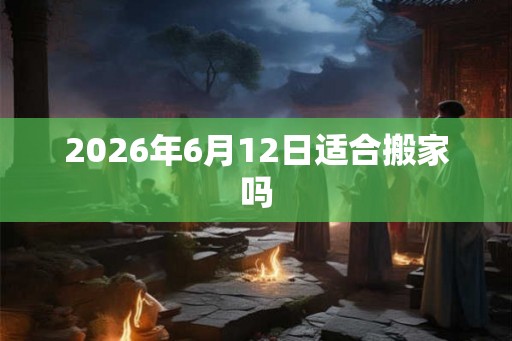 2026年6月12日适合搬家吗
