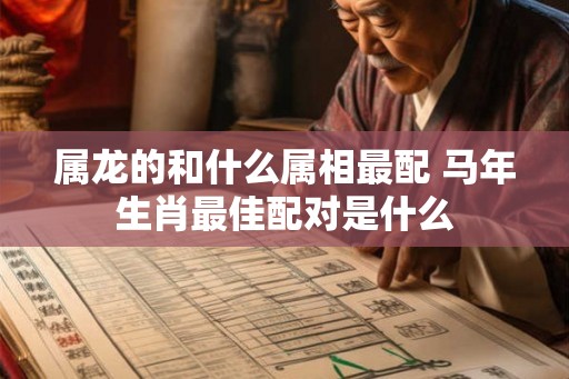 属龙的和什么属相最配 马年生肖最佳配对是什么 属龙的和什么属相最配 马年生肖最佳配对是什么