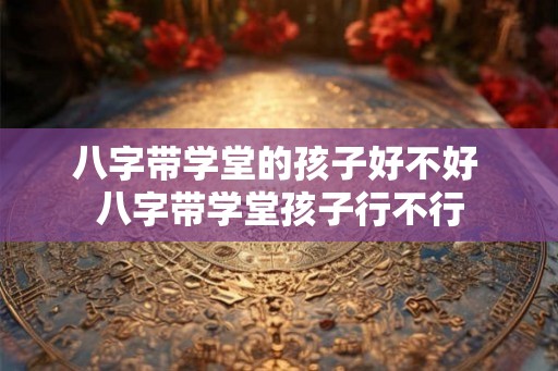 八字带学堂的孩子好不好 八字带学堂孩子行不行 八字带学堂的孩子好不好 八字带学堂孩子行不行