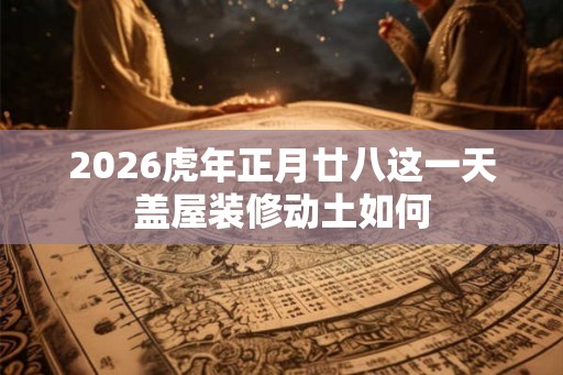 2026虎年正月廿八这一天盖屋装修动土如何