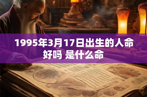 1995年3月17日出生的人命好吗 是什么命 1995年3月17日出生的人命好吗 是什么命