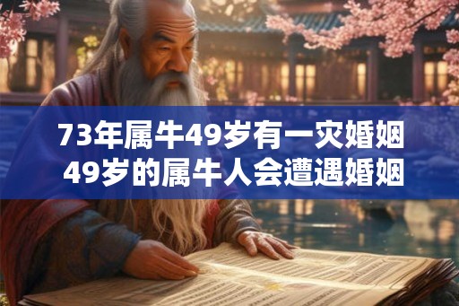 73年属牛49岁有一灾婚姻 49岁的属牛人会遭遇婚姻灾难吗 73年属牛49岁有一灾婚姻 49岁的属牛人会遭遇婚姻灾难吗