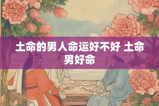土命的男人命运好不好 土命男好命 土命的男人命运好不好 土命男好命