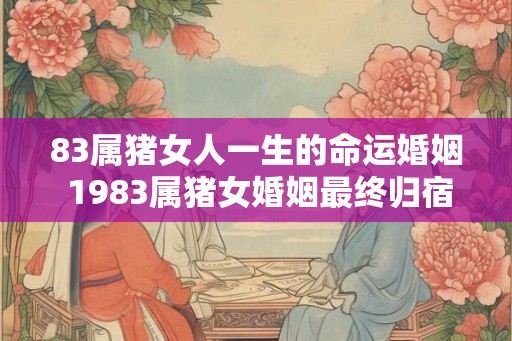 83属猪女人一生的命运婚姻 1983属猪女婚姻最终归宿