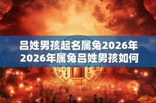 吕姓男孩起名属兔2026年 2026年属兔吕姓男孩如何起名