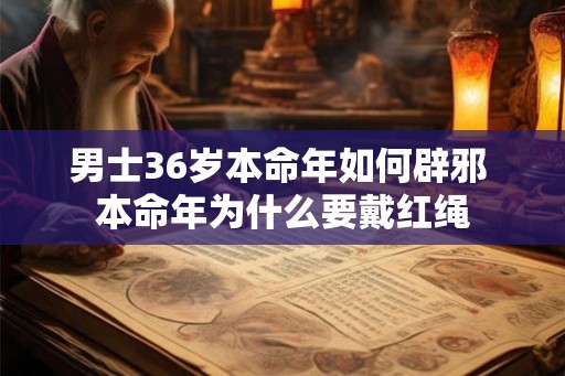 男士36岁本命年如何辟邪 本命年为什么要戴红绳 男士36岁本命年如何辟邪 本命年为什么要戴红绳
